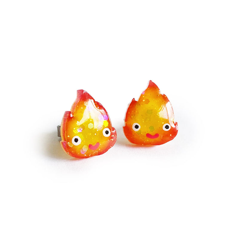 Calcifer Earrings