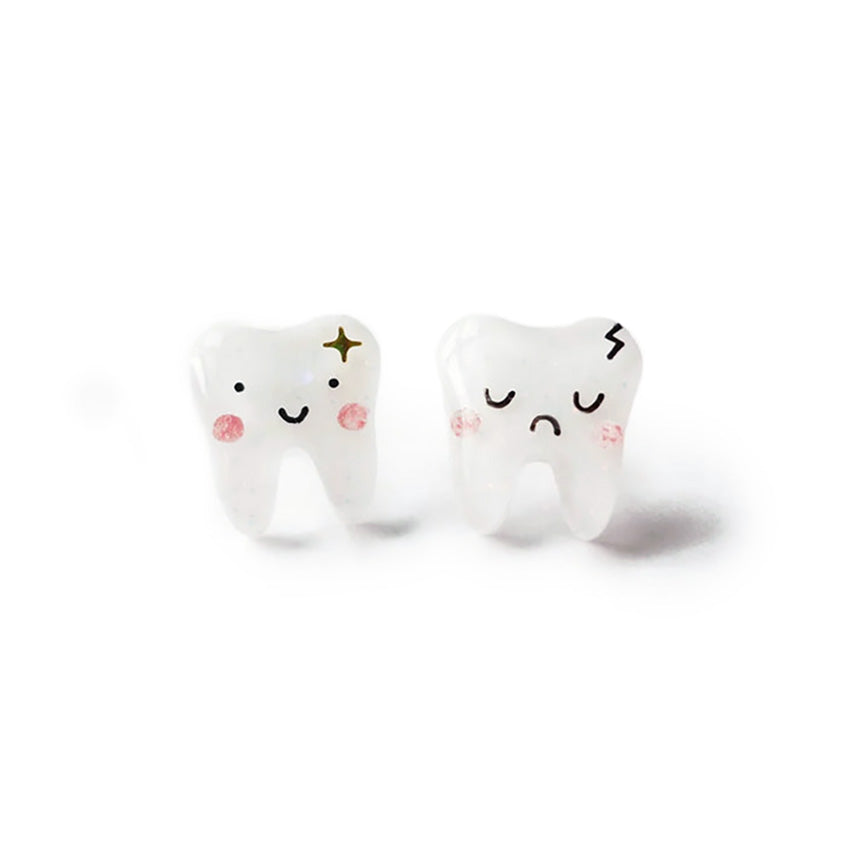 Happy/Sad Teeth Earrings
