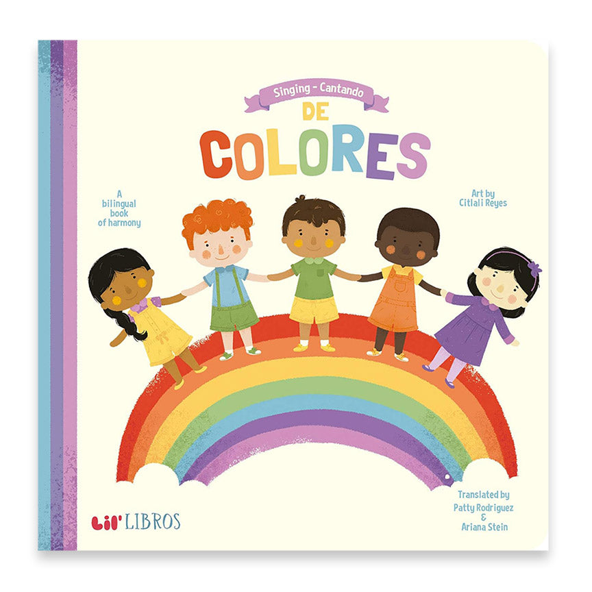 A board book titled &