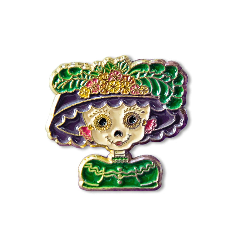 La Catrina Enamel Pin