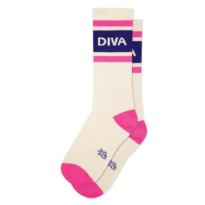 Diva Gym Crew Socks