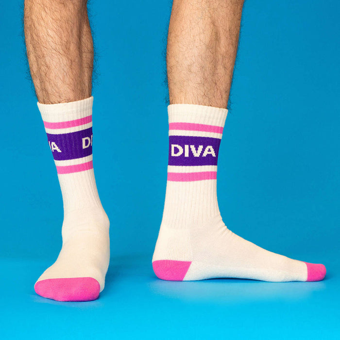 Diva Gym Crew Socks