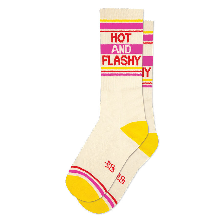 Hot and Flashy Gym Crew Socks