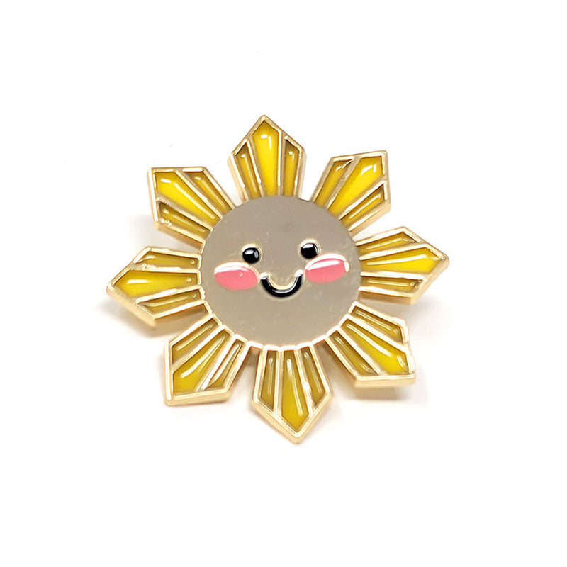 Translucent Philippine Sun Enamel Pin