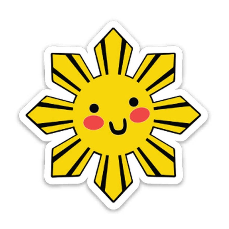Philippine Sun Vinyl Sticker