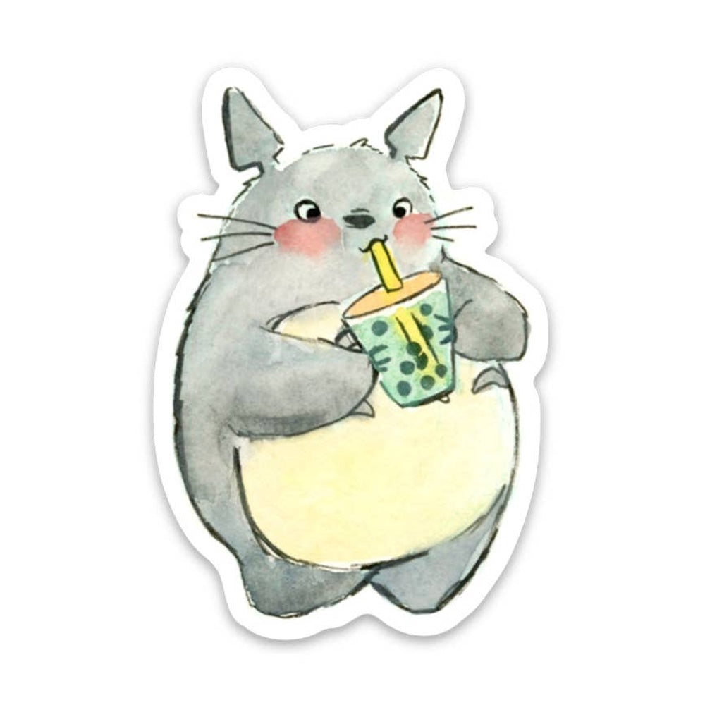Boba Totoro Sticker
