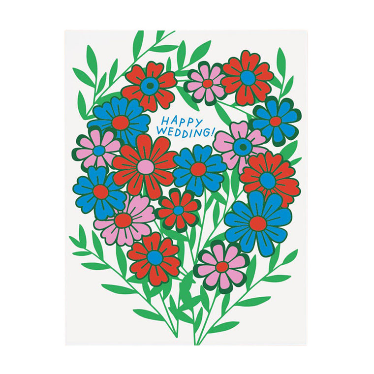Floral Wedding Card