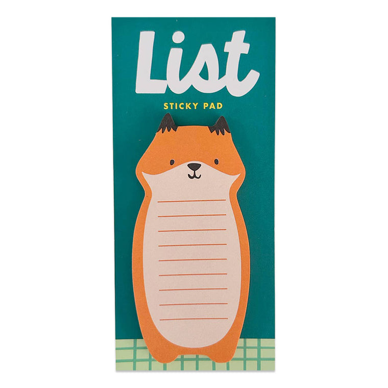 Fox List Sticky Pad