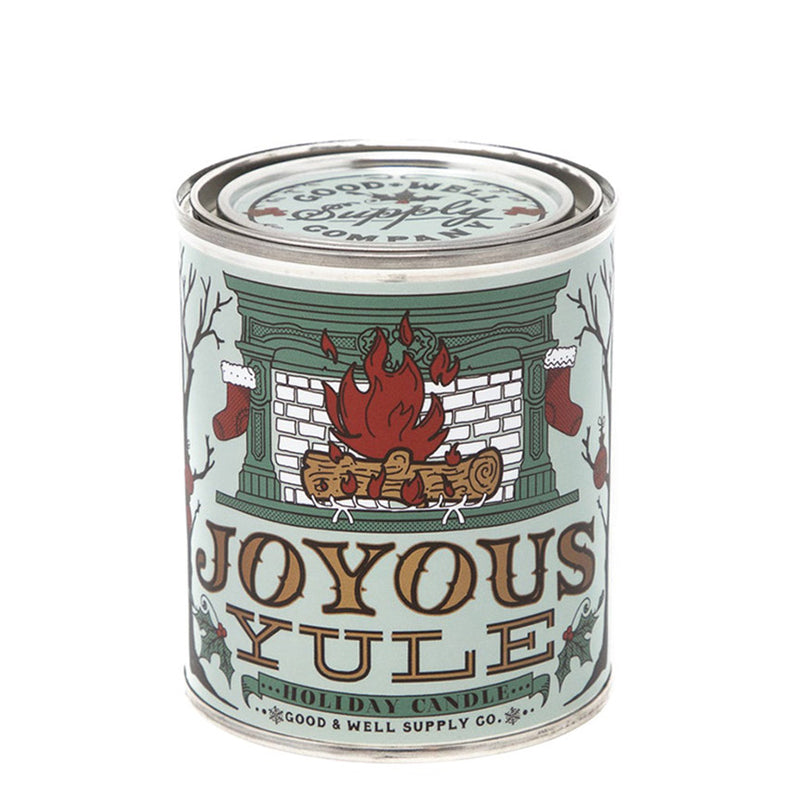 Happy Place 8 oz Candle: Joyous Yule Holiday