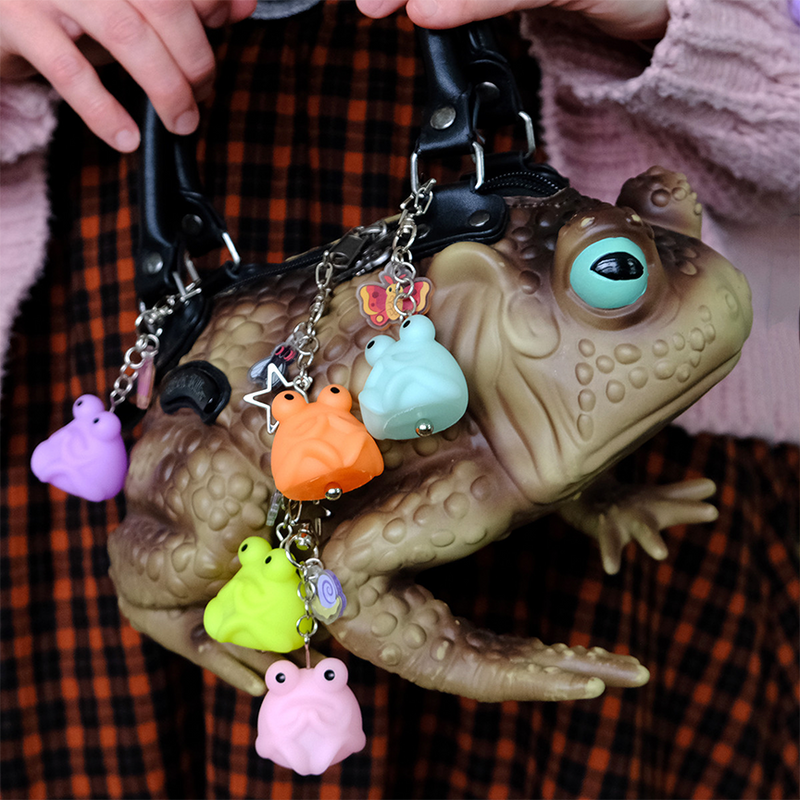 Fruggies GID (Lavender) Bag Charm / Keychain
