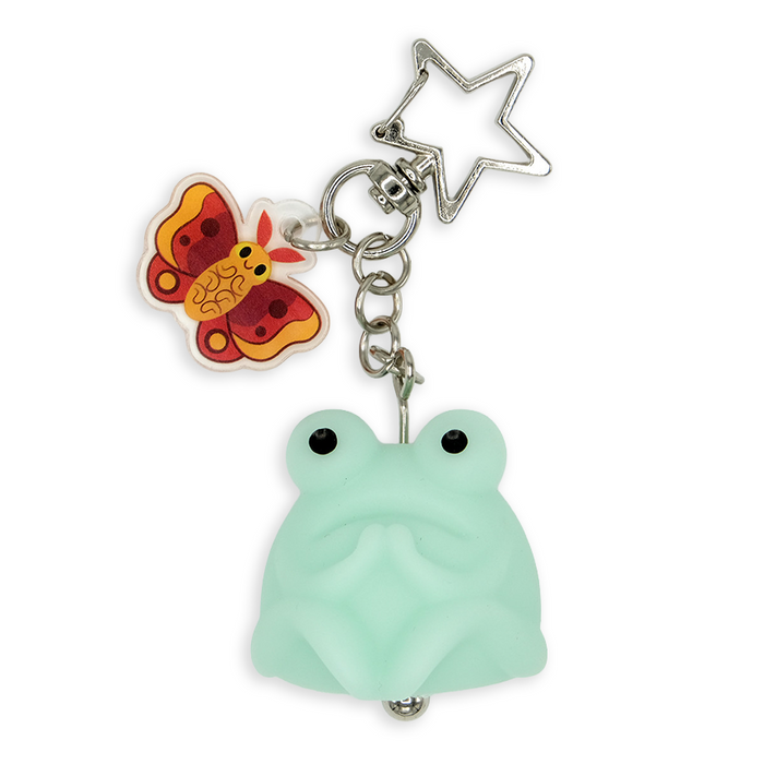Fruggies GID (Aqua) Bag Charm / Keychain