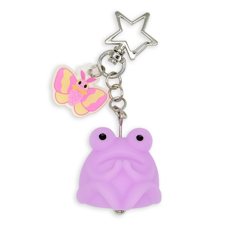 Fruggies GID (Lavender) Bag Charm / Keychain