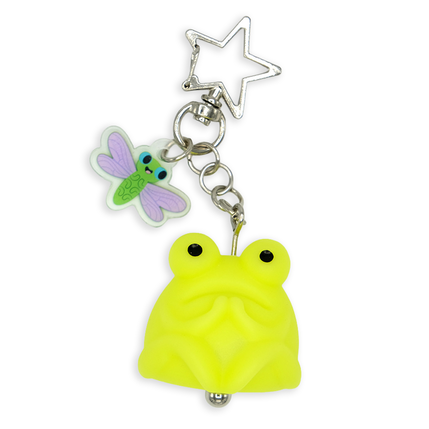 Fruggies GID (Lime) Bag Charm / Keychain