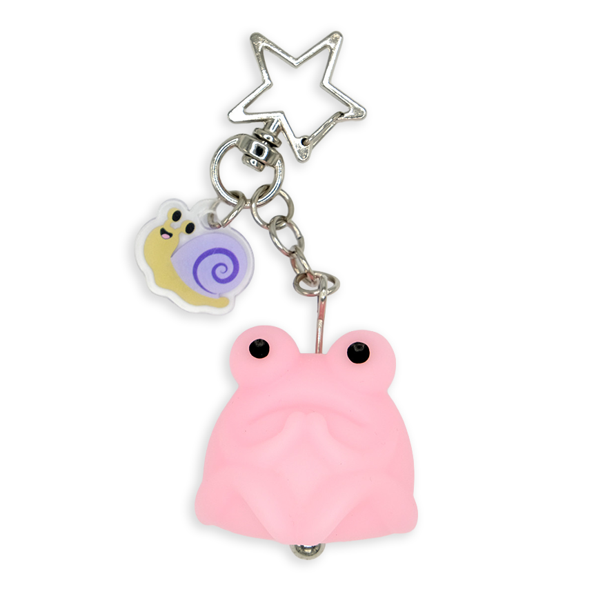 Fruggies GID (Pink) Bag Charm / Keychain