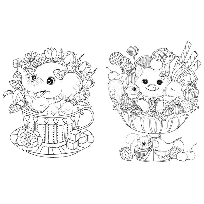 A Million Hugs & Kisses Coloring Book - Leanna Lin's Wonderland