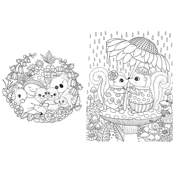 A Million Hugs & Kisses Coloring Book - Leanna Lin's Wonderland