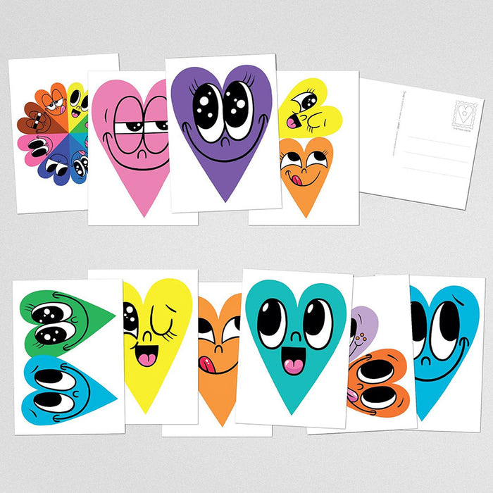 Luv Notes by Chris Uphues Postcard Book - Leanna Lin's Wonderland