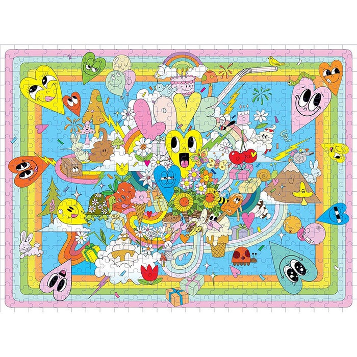 Sweet Hearts by Chris Uphues 500 Piece Puzzle - Leanna Lin's Wonderland