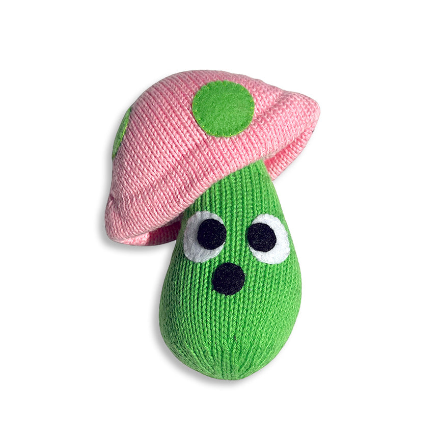 Mush Mush Hongo Knit Rattle