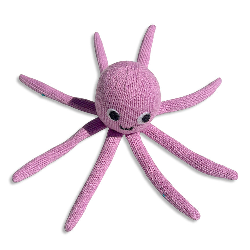 Ocho the Octopus Knit Rattle