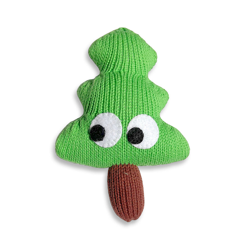 Tree Hugger Knit Rattle