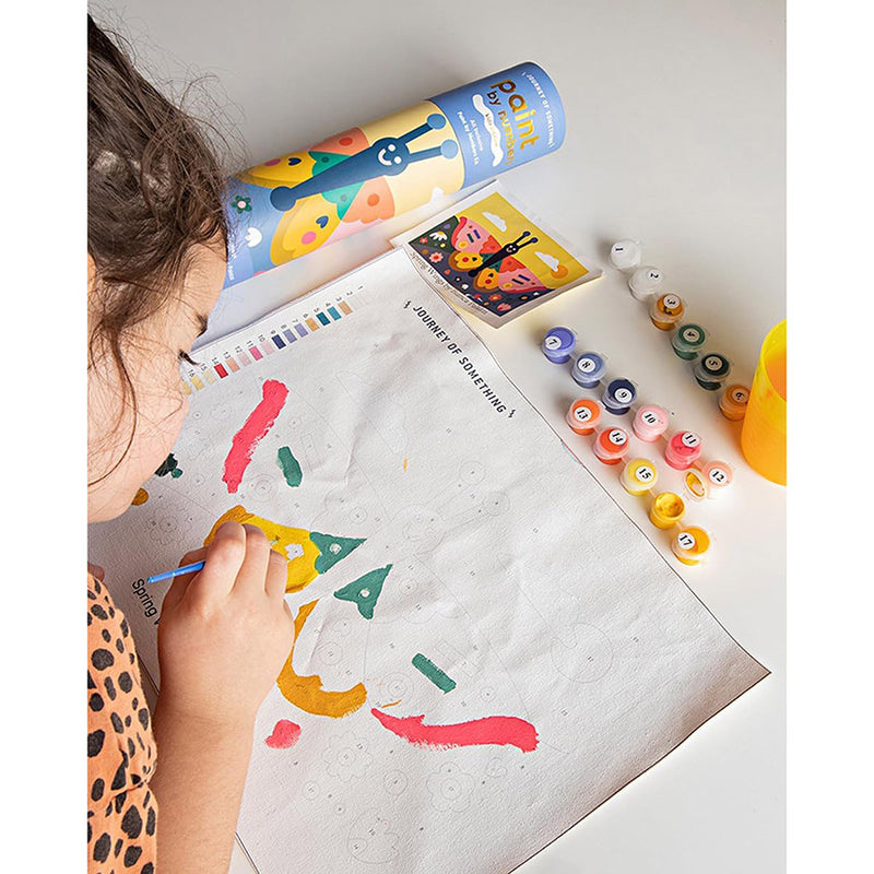 Paint by Numbers DIY Canvas Kit: Spring Wings