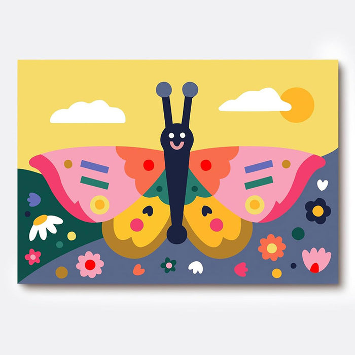 Paint by Numbers DIY Canvas Kit: Spring Wings