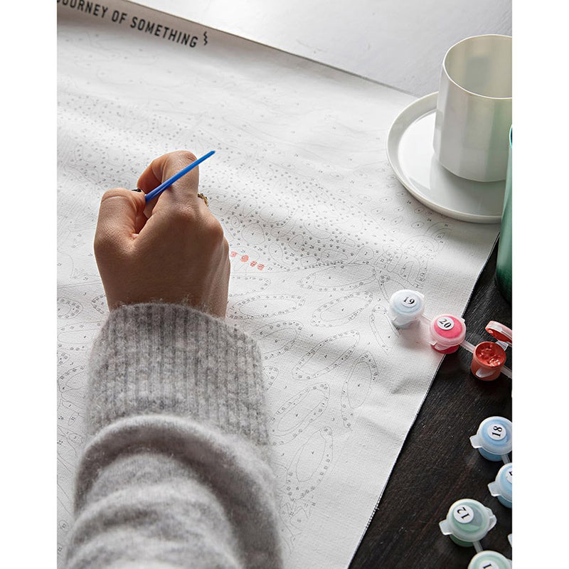 Paint by Numbers DIY Canvas Kit: Cactus Valley