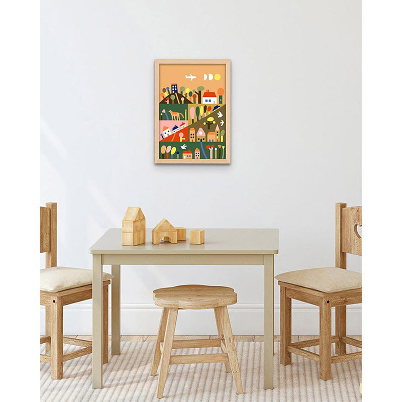 Paint by Numbers DIY Canvas Kit: Outside the City