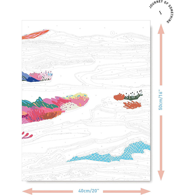 Paint by Numbers DIY Canvas Kit: Lake Windermere
