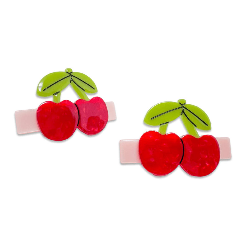 Cherries Hair Clip Set