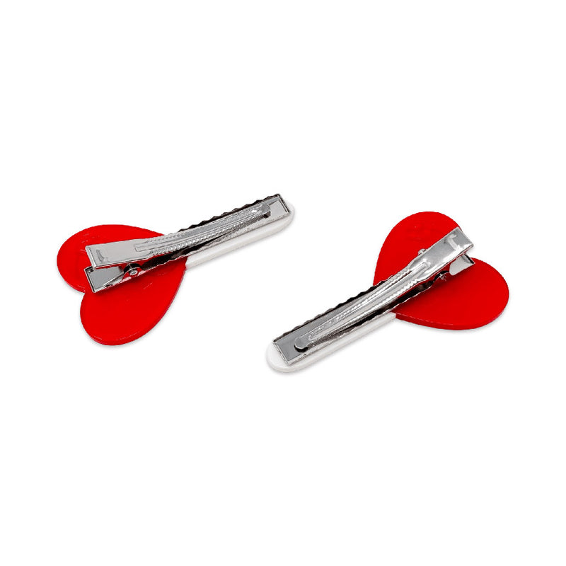 Heart Lollipop Hair Clip Set