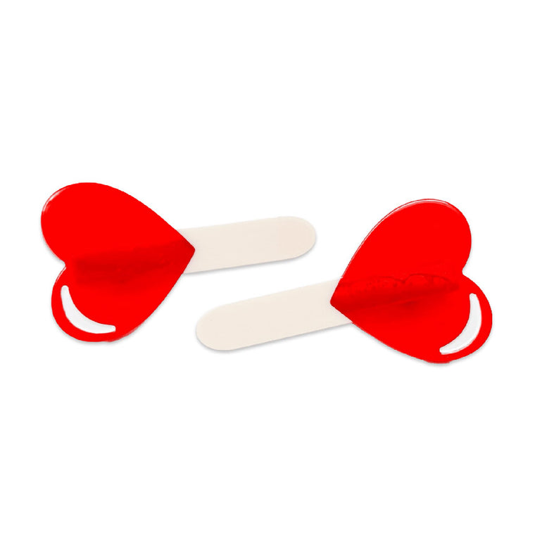 Heart Lollipop Hair Clip Set