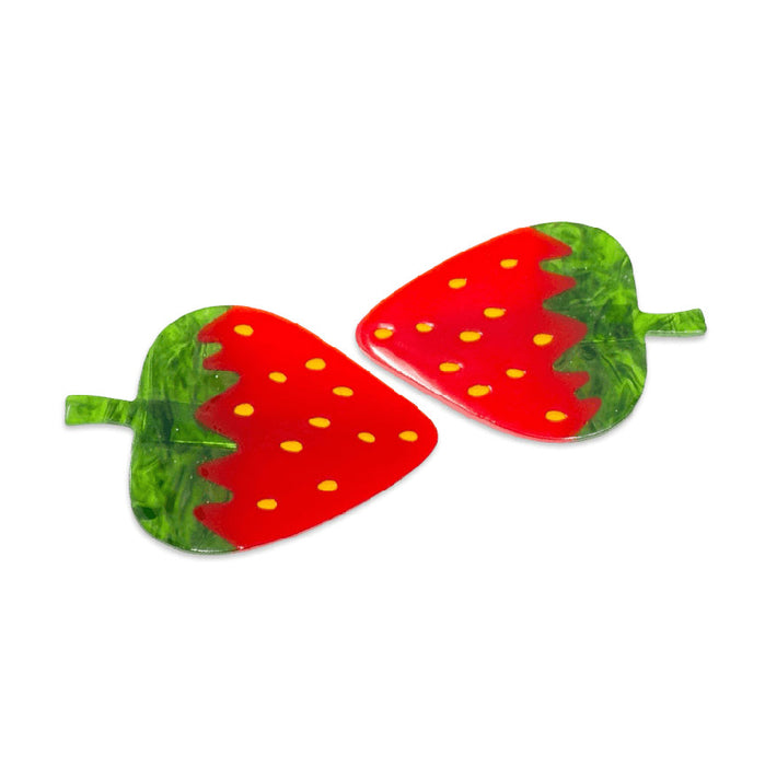 Strawberry Hair Clip Set