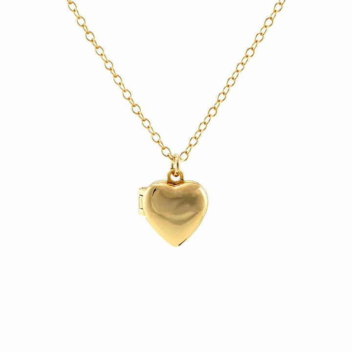 Heart Locket (18K Gold Vermeil) Necklace