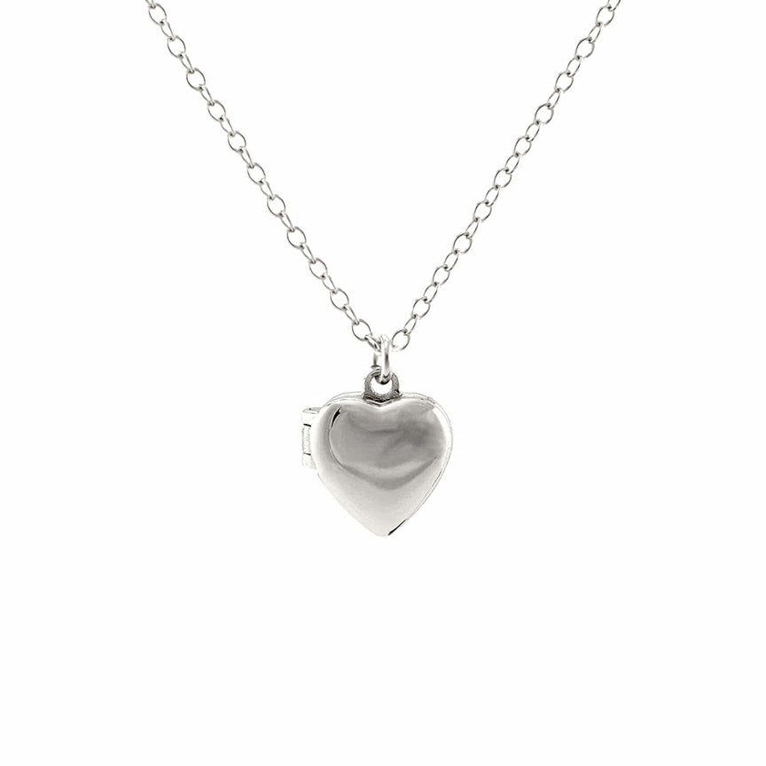 Heart Locket (Sterling Silver) Necklace