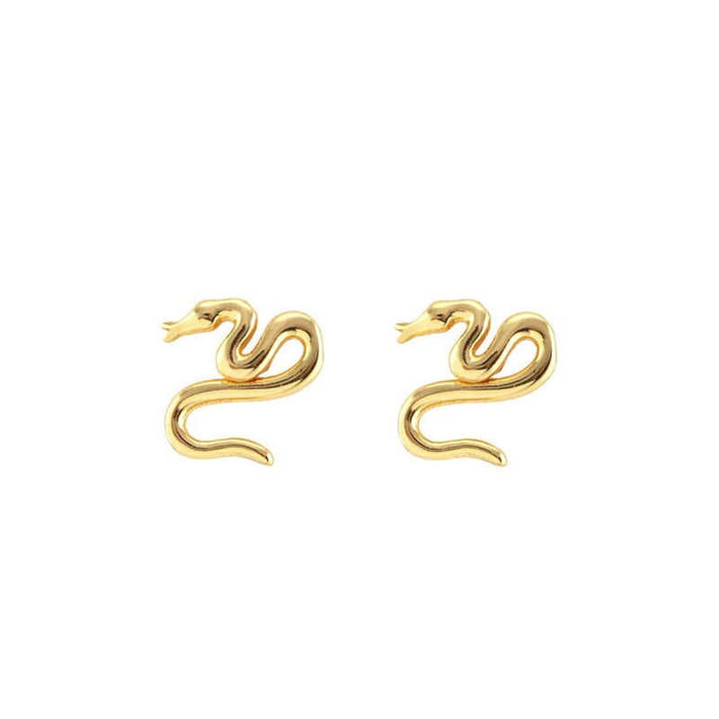 Tiny Snake (18K Gold Vermeil) Stud Earrings