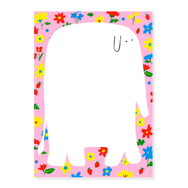 Rosy Elephant Notepad