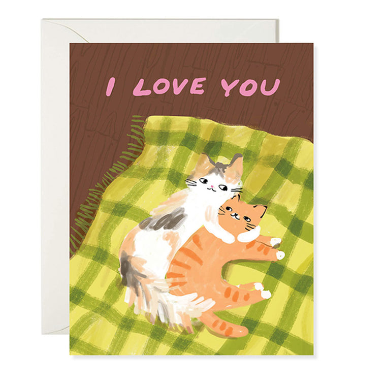 Cat Snuggle Card