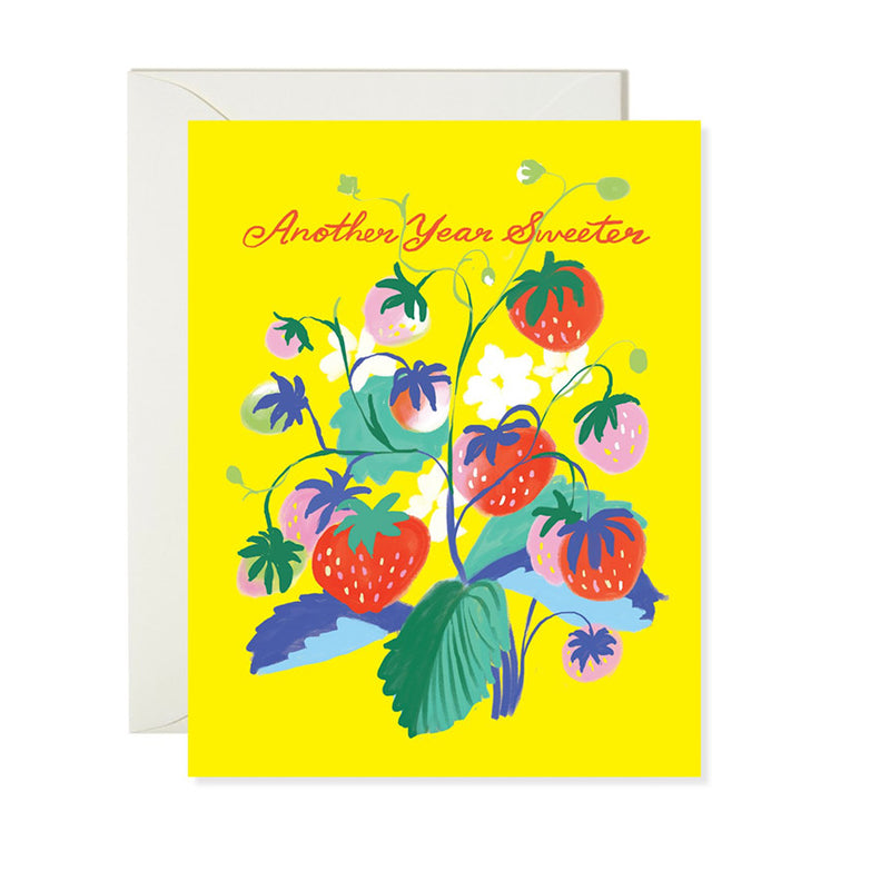 Strawberry Birthday Card