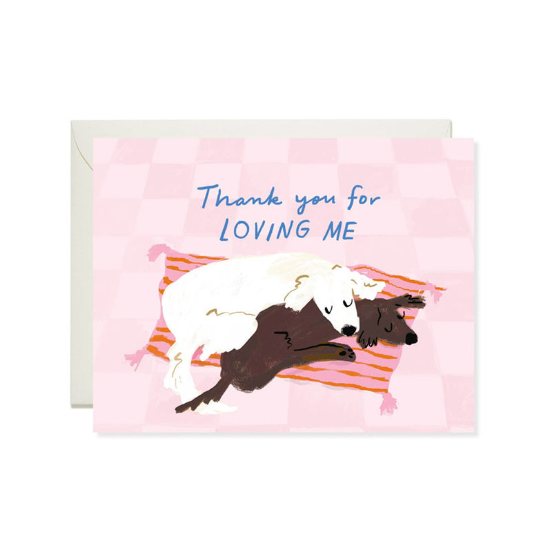 Snuggle Dogs Card