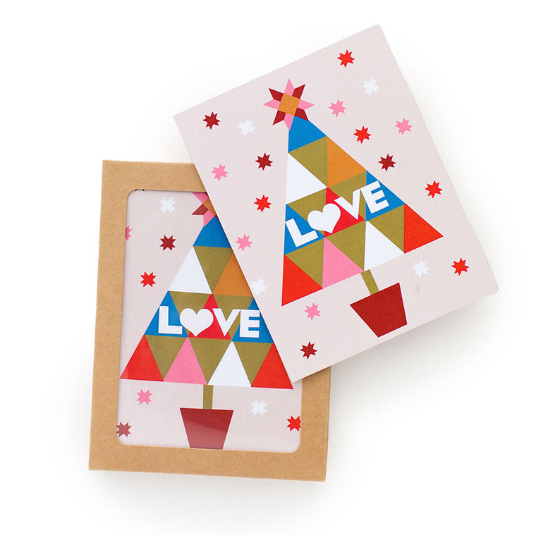 Love Tree (Boxed Set of 6) Holiday Cards