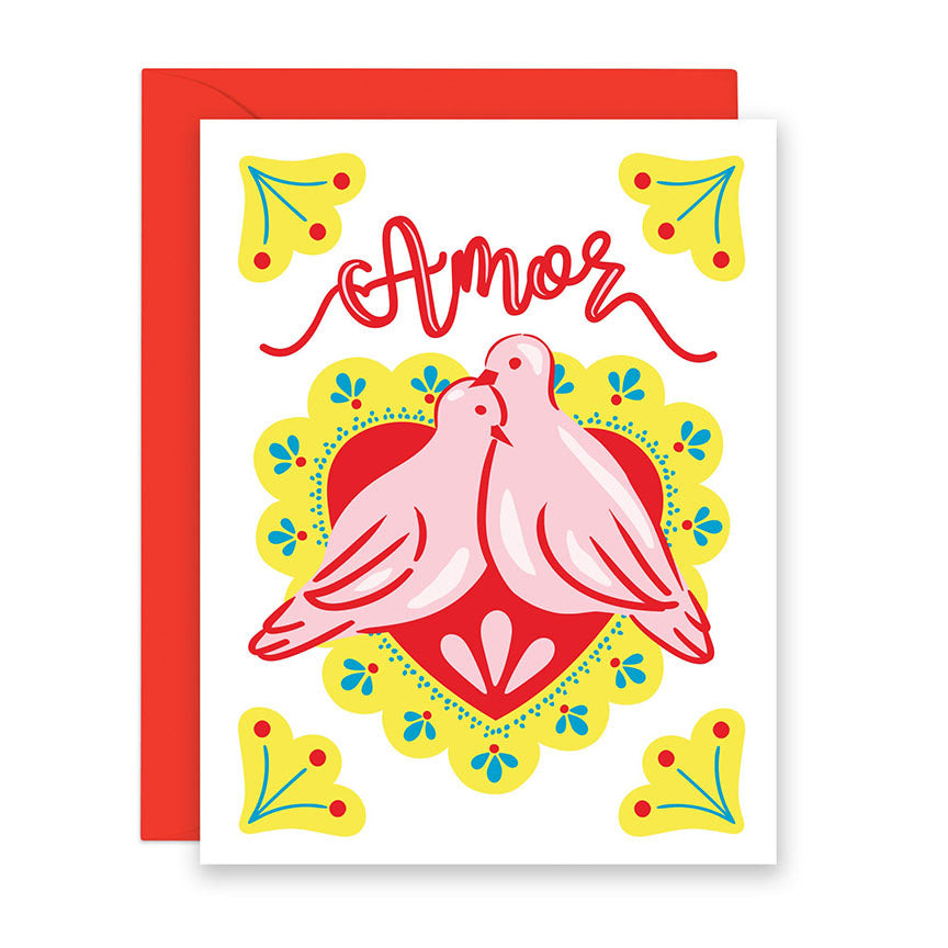 Amor Birds Card - Leanna Lin's Wonderland