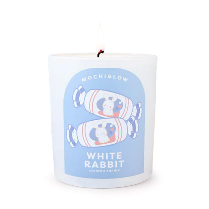 10 oz. White Rabbit Glass Candle