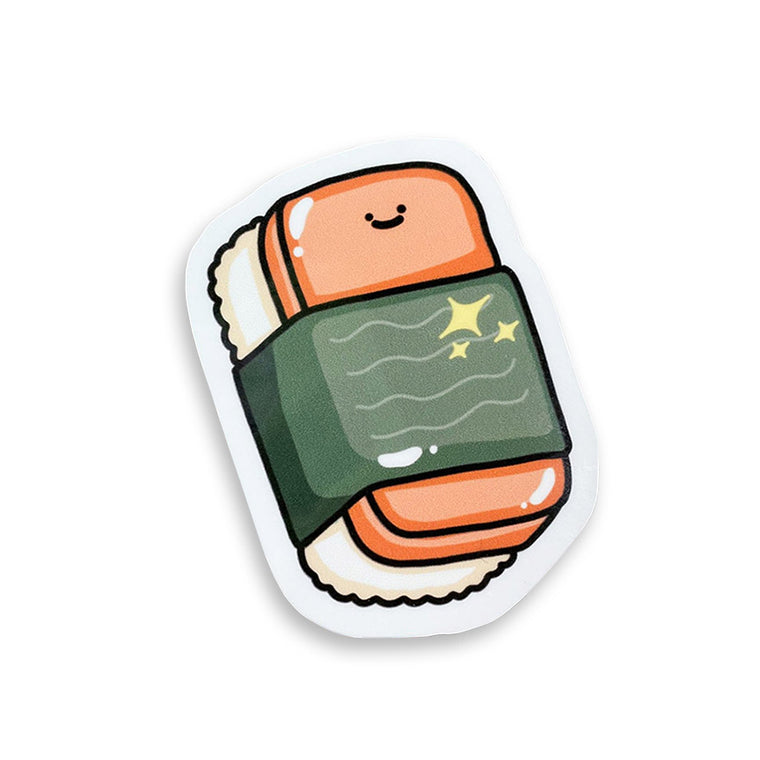 Smiley Spam Musubi Vinyl Sticker