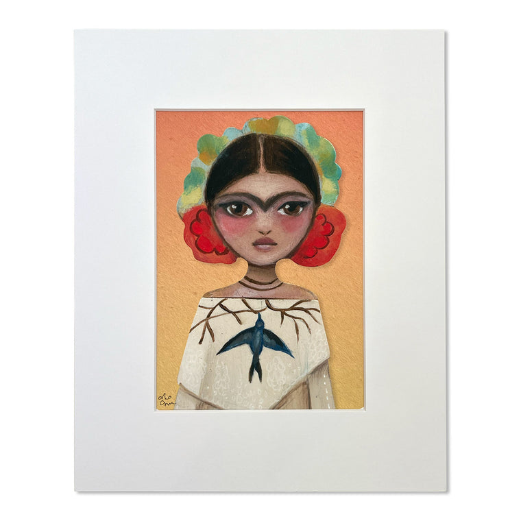 CJ Metzger: Little Frida Print