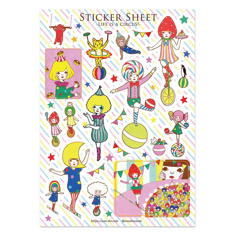Life is a circus! Sticker Sheet
