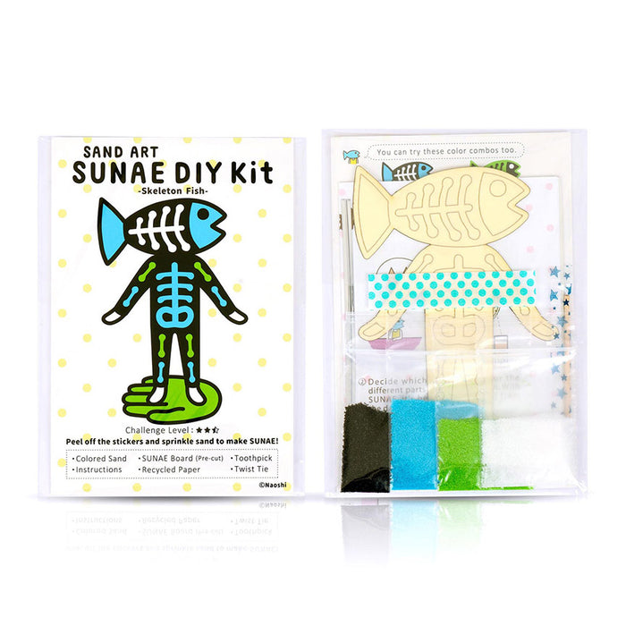 Skeleton Fish DIY Sunae (Sand Art) Kit