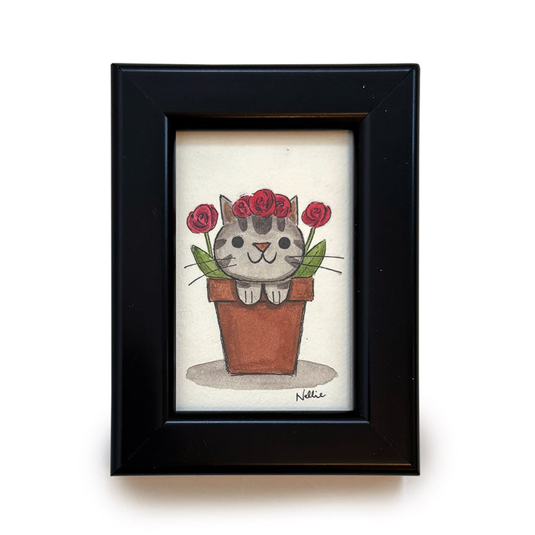 Nellie Le: Flower Pot Kitten