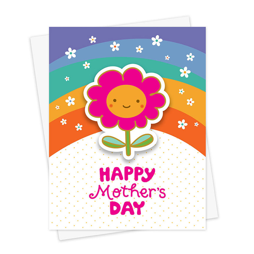 Mom Blossom Sticker Card